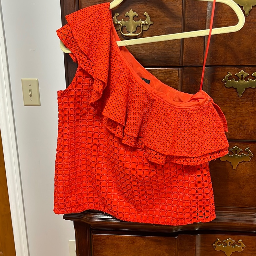 J. Crew one shoulder top size 6